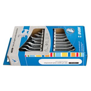 Viličasti ključi UNIOR 8-kos 602844