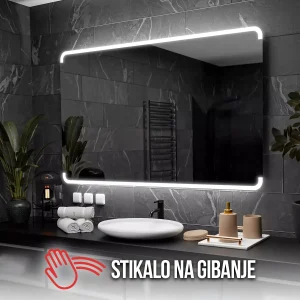 Ovalno ogledalo z lučko ASSEN MOTION