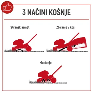 Samohodna bencinska kosilnica MS225-56