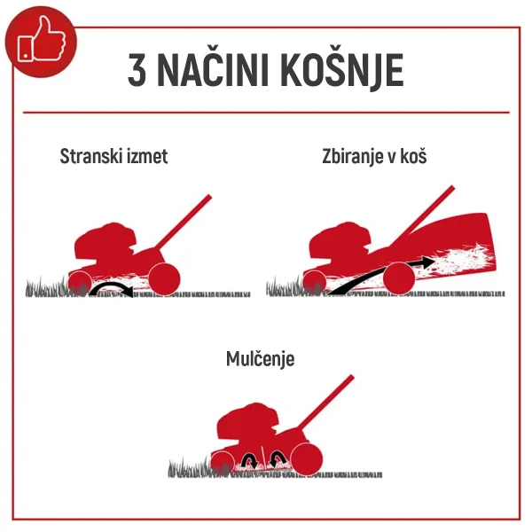 Samohodna bencinska kosilnica MS225-56