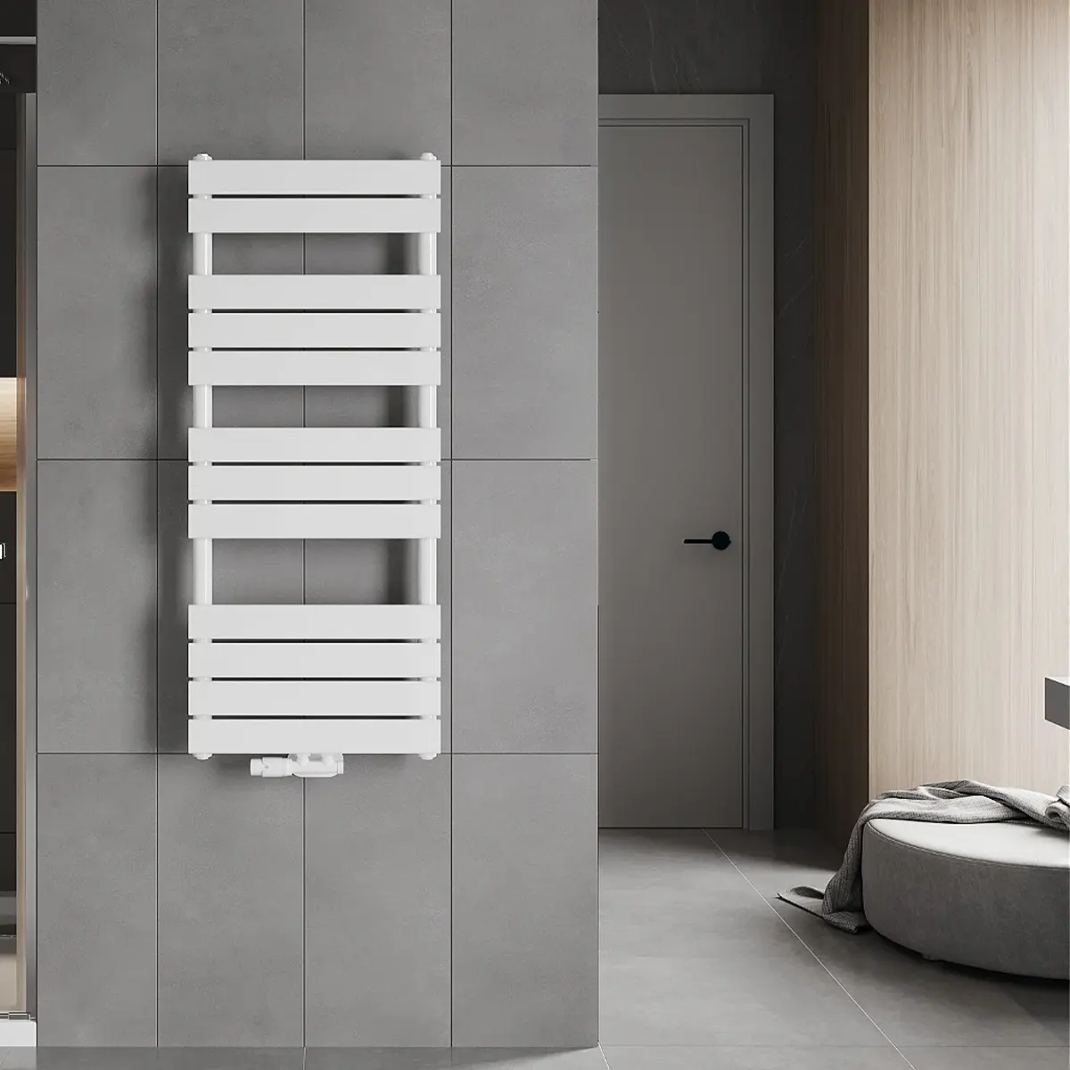 Za Radiator Moderni kopalniški radiator Ceres | 1200 x 500mm | Bel ali Črn | 610 W ...