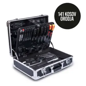 Kovček z orodjem TB200-BE - 141 kosov - Scheppach Black Edition