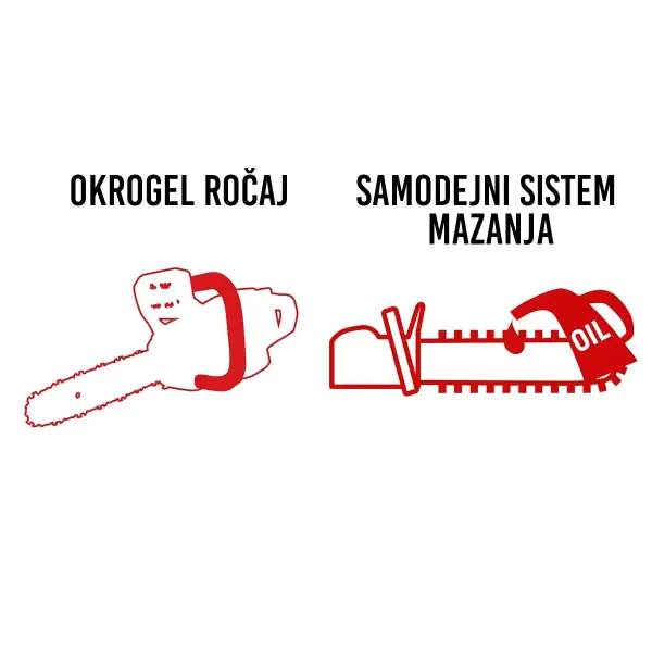 Bencinska verižna žaga PCS53 - 51 cm - 2,7 HP - 53 cm³ - Scheppach