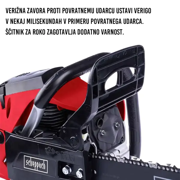 Bencinska verižna žaga PCS53 - 51 cm - 2,7 HP - 53 cm³ - Scheppach