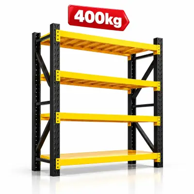 Polični regal - Velika nosilnost - 400 - 800 - 1200 kg